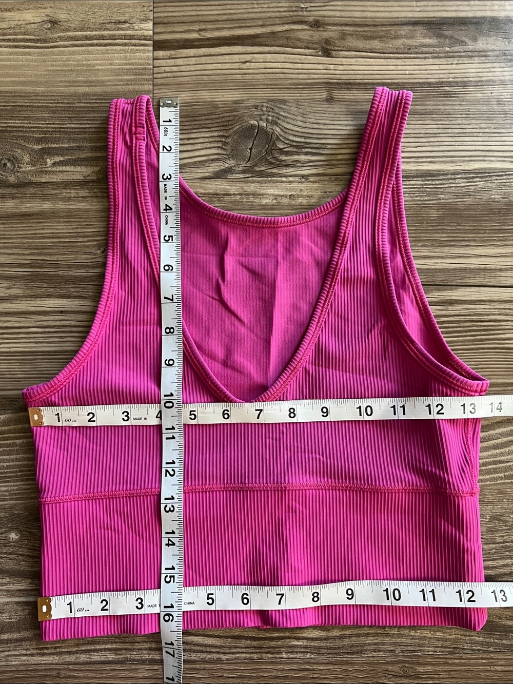 Lululemon Power Pivot Ribbed Tank Pink - Picture 4 of 4